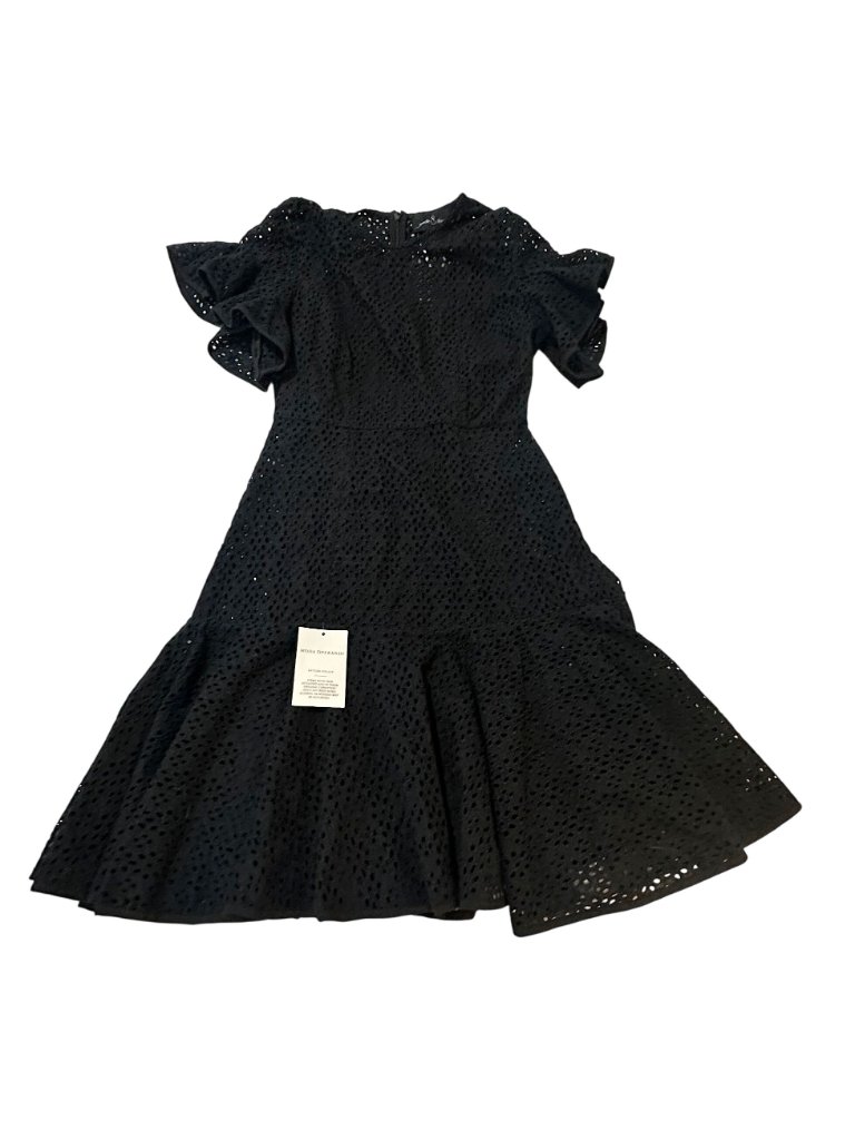 Needle & Thread Black Eyelet Floral Broderie Mini Dress, Size Us 0, Nwt — image 5 of 8